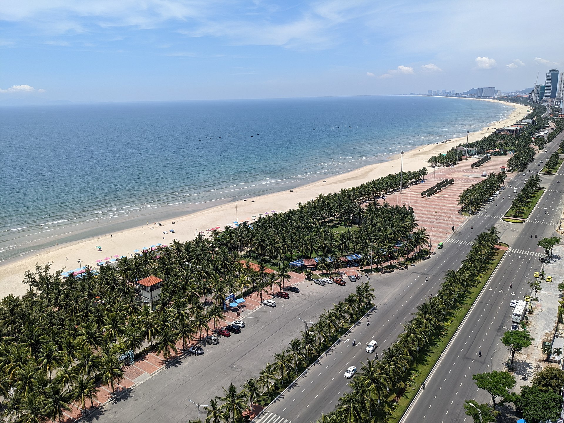 My Khe Beach and the Da Nang coastline